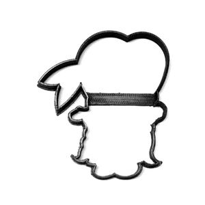 INDIAN GIRL OUTLINE COOKIE CUTTER PR3101